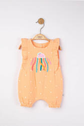 BabyJem Salopeta de vara din muselina octopus pentru bebelusi, tongs baby (marime: 3-6 luni, culoare: somon)