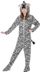 Smiffy's Costum zebra salopeta copii - 5 - 6 ani / 120 cm Costum bal mascat copii