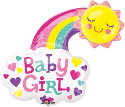 Amscan Balon folie baby girl 76x76 cm Costum bal mascat copii