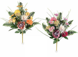 Decorer Set 2 buchete flori artificiale multicolore 56 cm (A56.45.75)