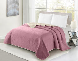 Dilios Cuvertura de pat reversibila, Dilios, Florena, 200x220 - ecru ash pink