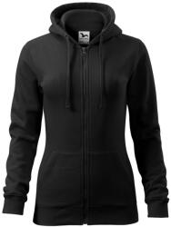 MALFINI Hanorac damă Trendy Zipper - Neagră | XS (4110112)