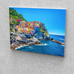 Festőleszek. hu Cinque Terre festés számok alapján kreatív készlet kerettel 40x50