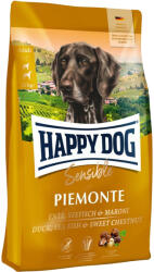 Happy Dog Sensible Piemonte Hipoallergén Gabonamentes Száraz Kutyatáp (Kacsa, Hal és Szelídgesztenye) - 10 kg