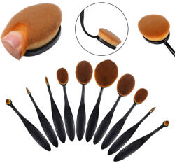 SELA Set 10 Pensule Machiaj MASTERCLASS - Curve Brushes Beauty Make-up, PMU10P