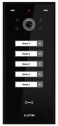 ELECTRA Videointerfon de exterior Electra VPH. 05S03. ELBTL, 5 familii, montaj aparent, 4 fire, RFID, negru (VPH.05S03.ELBTL)