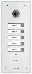 ELECTRA Videointerfon de exterior Electra VPH. 05S03. ELWTL , 5 familii, montaj aparent, 4 fire, RFID, alb (VPH.05S03.ELWTL)