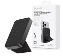 DEVIA ST395772 Extreme Speed Series 3in1 Magnetic vezeték nélküli PD 20W 10.000 mAh fekete powerbank (ST395772) - bestbyte