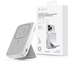 DEVIA ST395789 Extreme Speed Series 3in1 Magnetic vezeték nélküli PD 20W 10.000 mAh fehér powerbank (ST395789) - bestbyte