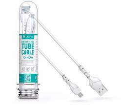 DEVIA ST329562 1m USB A - microUSB fehér adat- és töltőkábel (ST329562) - bestbyte