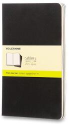Moleskine L, sima, fekete - 3 db (QP318)