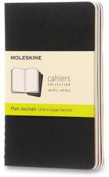 Moleskine S, sima, fekete - 3 db (QP313)