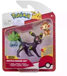 Jazwares Pokémon: Harci figura szett - Chimchar, Oddish, Umbreon (PKW2682) - jateknet