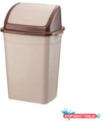  Szemetes kuka billenő fedéllel műanyag 9 literes barna UP116B (59044)