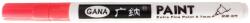  Lakkmarker 0, 8mm, kerek piros (50668) - web24