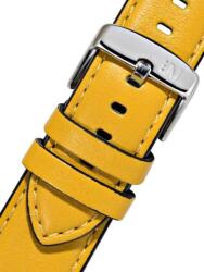 Morellato Curea din piele Morellato Croquet 5976C03.097 M, galben 20 mm