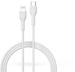 DEVIA ST394591 Kintone 1m 27W PD Type-C - Lightning fehér adat- és töltőkábel (ST394591) - officedepot