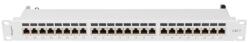 Lanberg Patch panel 24 port 1U 19" CAT. 7 FTP, szürke PPS7-1024-S (PPS7-1024-S)