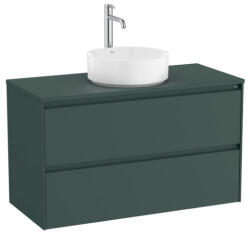 Roca Ona 2 fiókos mosdószekrény 99, 4x45, 7x58, 3 cm, matt zöld A851730513 (A851730513)