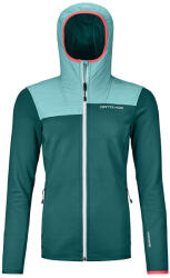 ORTOVOX Fleece Plus Hoody W női pulóver M / zöld