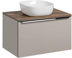 Comad Készlet szekrény Comad Santa Fe Taupe SANTA FE TAUPE 82-80-B-2S, mosdótál Comad Smile UM-6252SMILE40DP, SANTAFEOAK89-080-A