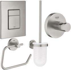Grohe Készlet öblítő gomb Grohe Skate 38732DC0, WC kefe Grohe Essentials 40374DC1, 40689DC1, 40364DC1