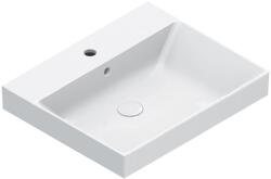 CATALANO Zero mosdótál 60x50 cm négyszögletes klasszikus fehér fényes 0120601001 (0120601001)