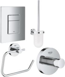 Grohe Készlet WC kefe Grohe Essentials 40374001, öblítő gomb Grohe Skate 38732000, 40689001, 40364001