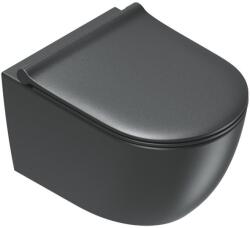 CATALANO Sfera wc csésze függesztett dilettációs szivacs nélkül fekete matt 0511500022 (0511500022)