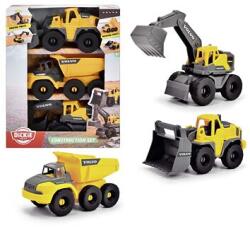 Dickie Toys Set de construcție Volvo 3 buc, 16 cm (3722015)