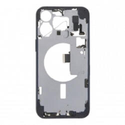 Apple iPhone 15 Pro Max EU verzió középső szerelt keret, kék (OEM)