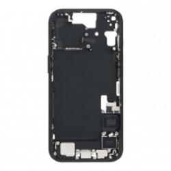  Apple iPhone 15 EU verzió középső szerelt keret, fekete (utángyártott)