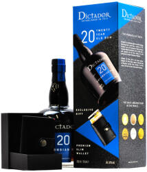 Dictador 20 Éves Old ICON RESERVE Colombian Rum 40% 0.7l dd+ pénztárca