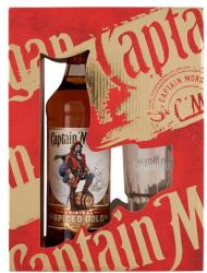 Captain Morgan Spiced Gold fűszeres jamaicai rumból készült szeszesital + 1 db pohár 35% 0, 7 l