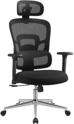 SONGMICS Irodai szék, ergonomikus szék magas háttámlával, fekete (OBN070B01)