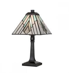 Elstead Lighting Veioză Alderley Tiffany TF-ALDERLEY-TL-M, 1xE27, H: 35 cm, vintage bronz (TF-ALDERLEY-TL-M)