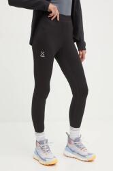 Haglöfs sport legging Betula fekete, női, sima, 605317 - fekete S