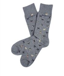 Barbour Mavin Socks - Navy/Dog - L