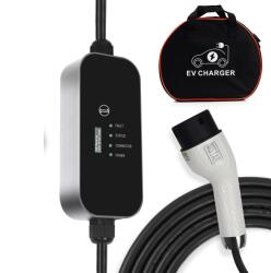  ZEUS GO 32A 7, 4KW elektromos autó állítható otthoni töltő (T2) kék 32A CEE csatlakozóval + TÁSKA (ZEUSEV32A)