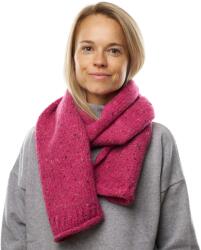 Aran Woollen Mills Gyapjú sál csíkos rózsaszín ruházat méretei Uni