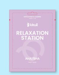 kkul Mască pentru relaxare cu AHA/BHA Relaxation Station AHA/BHA Sheet Mask - 25 ml / 1 buc Masca de fata