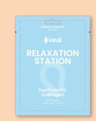 kkul Mască pentru relaxare cu acid hialuronic și colagen Relaxation Station Hyaluronic Collagen Sheet Mask - 25 ml / 1 buc Masca de fata