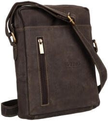  Férfi Bőr Oldaltáska Mn-6-mh Sötét Barna (10168660-1)
