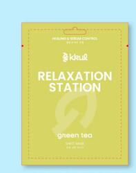 kkul Arcmaszk zöld tea kivonattal Relaxation Station Green Tea Sheet Mask - 25 ml / 1 db