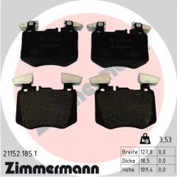 ZIMMERMANN set placute frana, frana disc ZIMMERMANN 21152.185. 1 (21152.185.1)