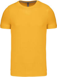 Kariban Férfi jersey rövid ujjú póló, Kariban KA356, Yellow-S (ka356ye-s)