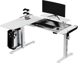 Ultradesk Birou gaming Ultradesk - Winger, alb (UDESK-WI-BWA/BWB)