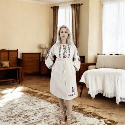 Ie traditionala Rochie Traditionala cu broderie Iris 6