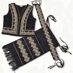 Ie Traditionala Set vesta , fote si brau traditional Mira 8 - 4 piese
