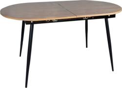 Mobikon Masa dining extensibila stejar neagra Tameron 150-190x80x75 cm (0000373612)